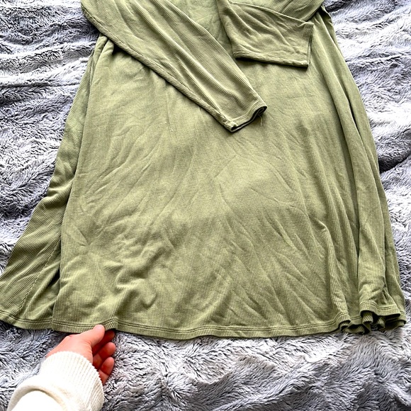 Dress olive green - Picture 2 of 2
